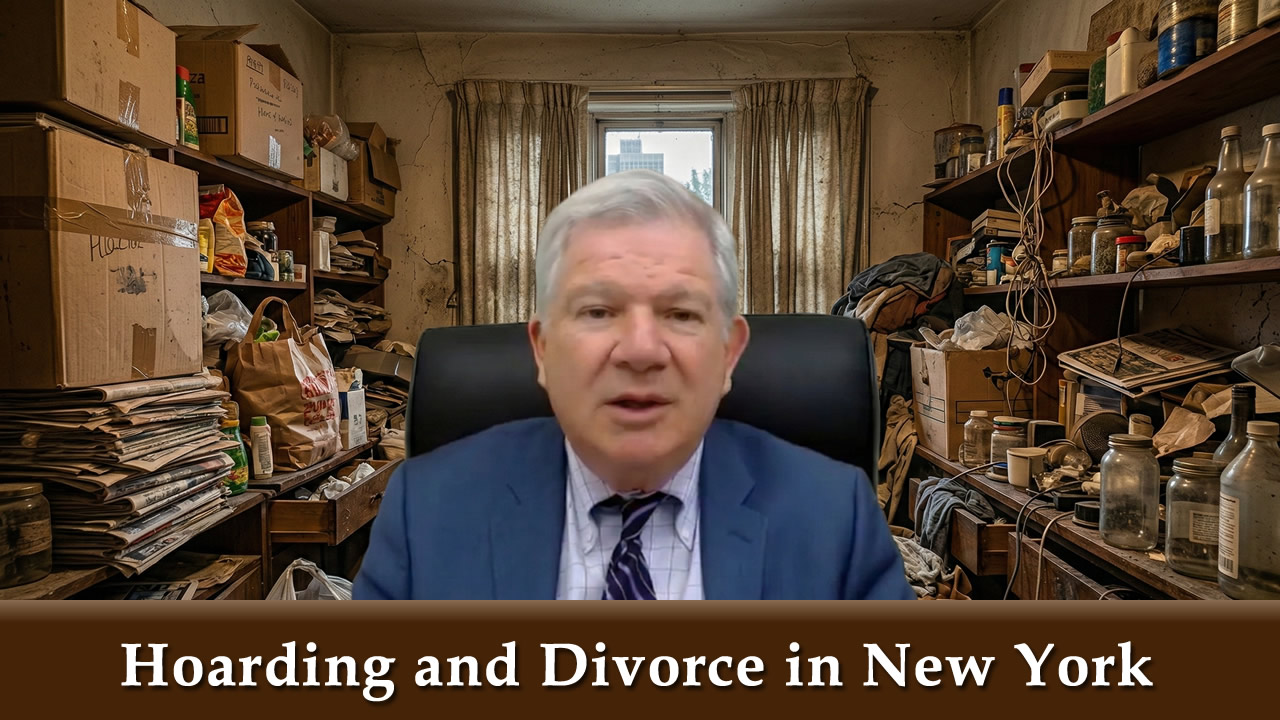 Hoarding presents unique legal and emotional challenges during a divorce. In this video, NY attorney Ken Novenstern discusses how mental health issues often underpin these challenges and offers professional resources to help spouses navigate the legal and logistical hurdles.